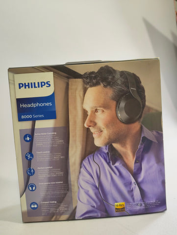 Philips TAH8505 (8000 Series) Black Wireless