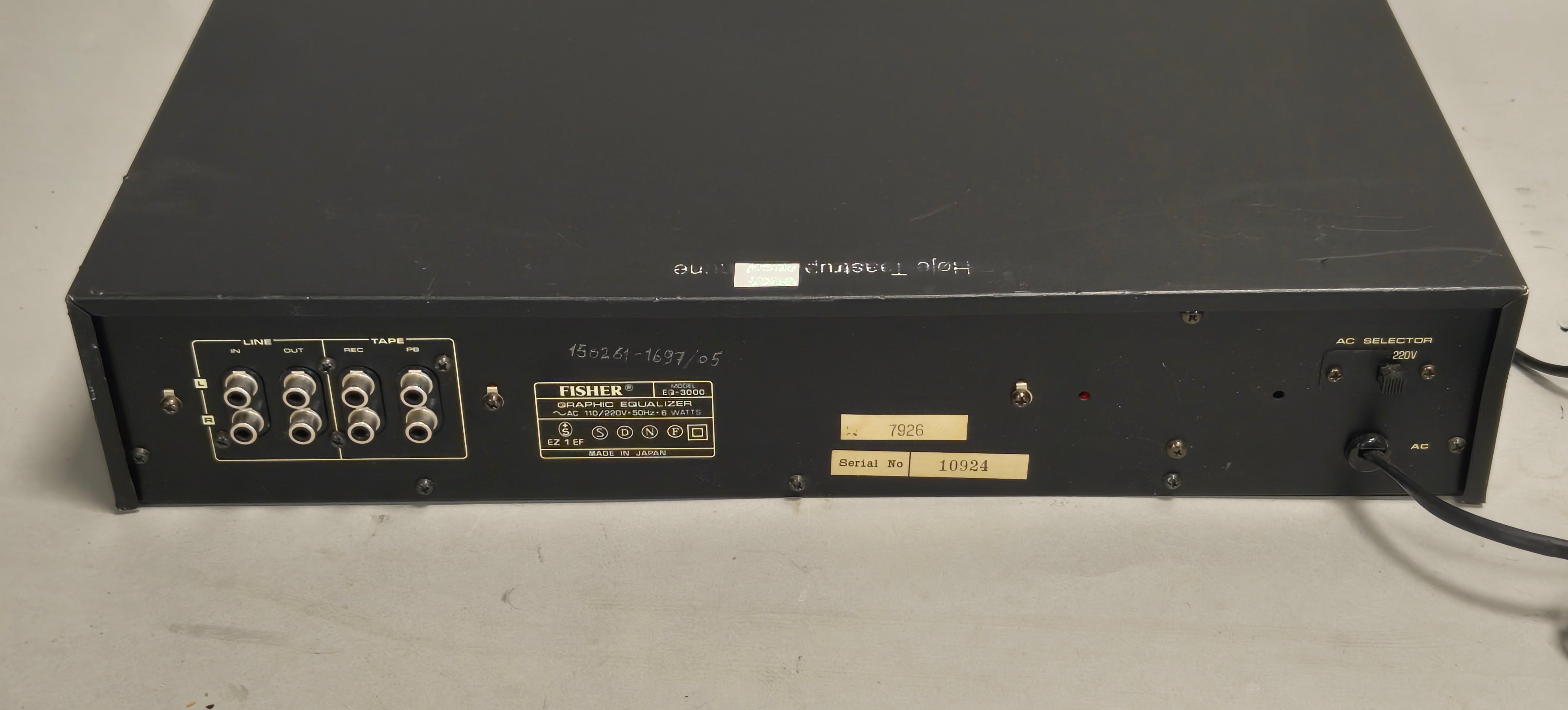 Fisher EQ-3000 Graphic Equalizer