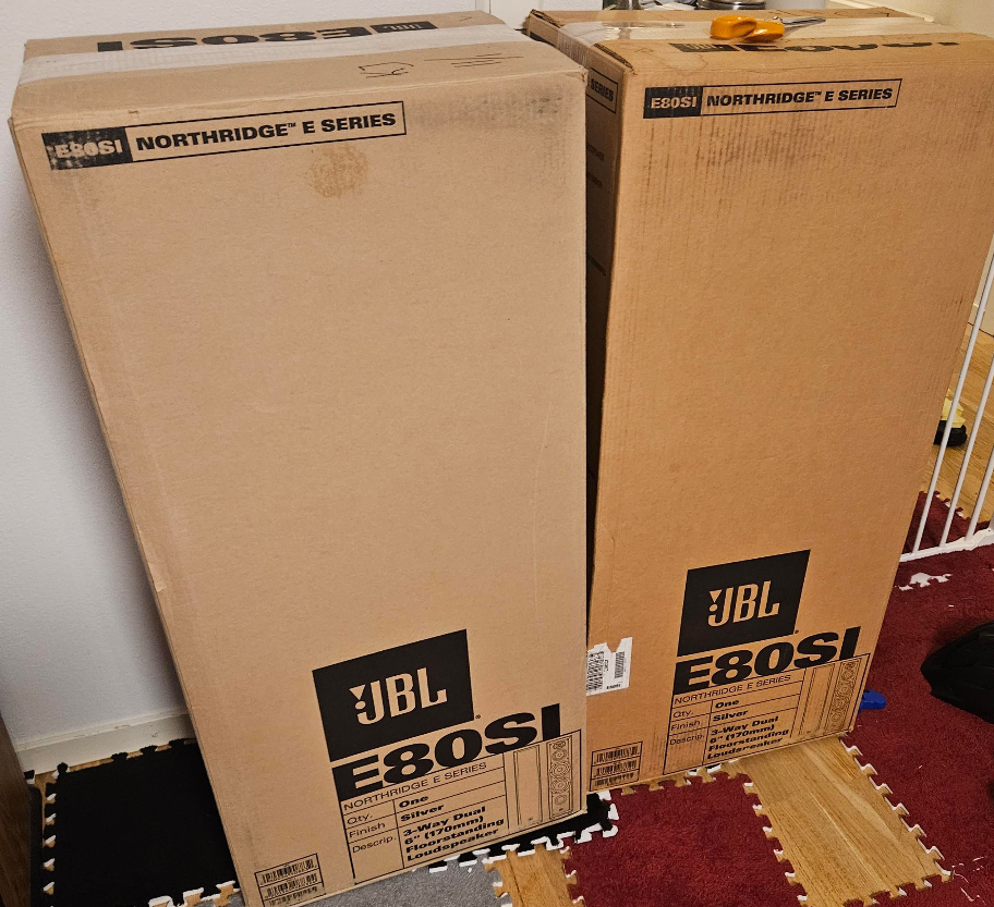 JBL Northridge E80 – Floorstanding Speakers – New, Open Box