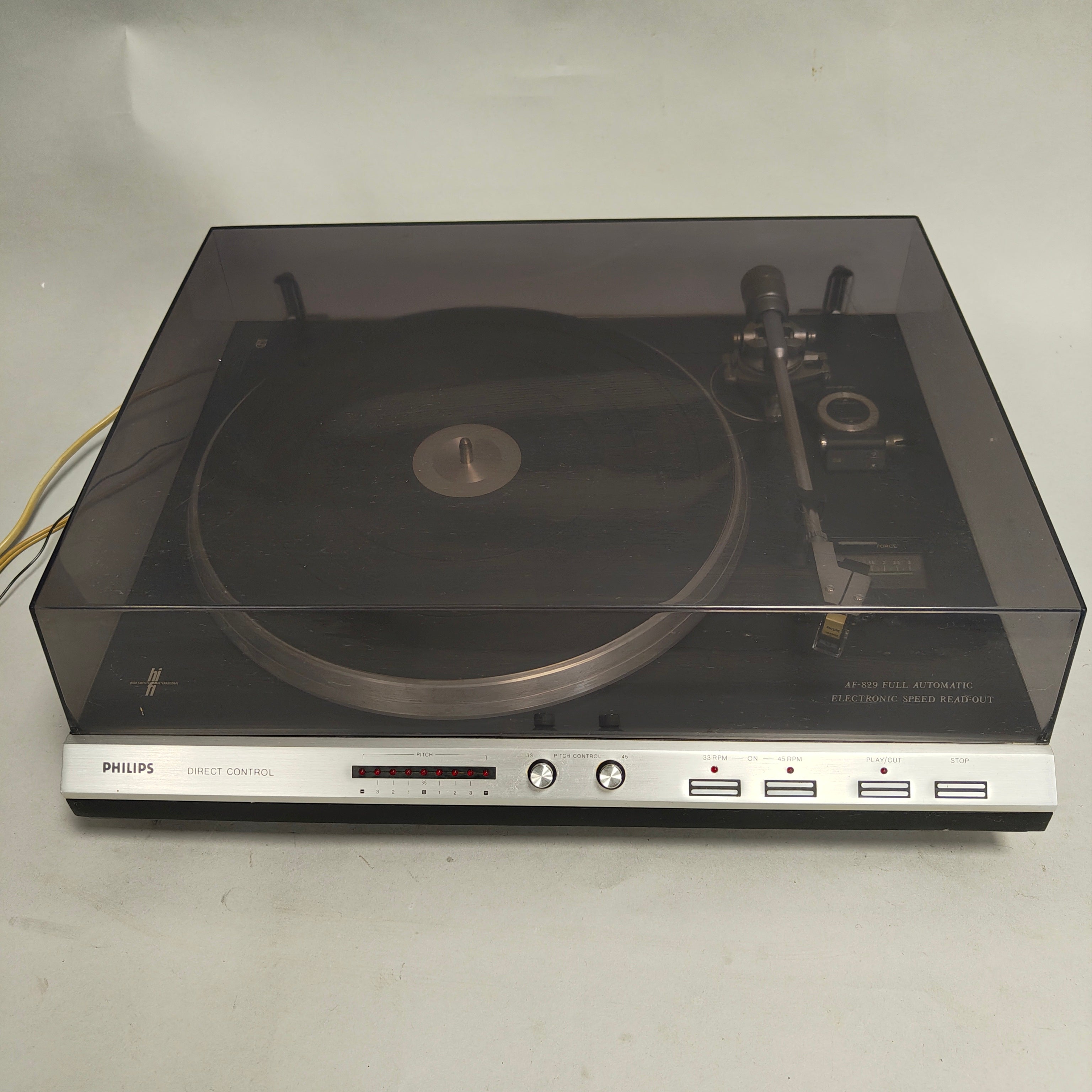 Philips AF-829 Fully Automatic Direct Drive Turntable