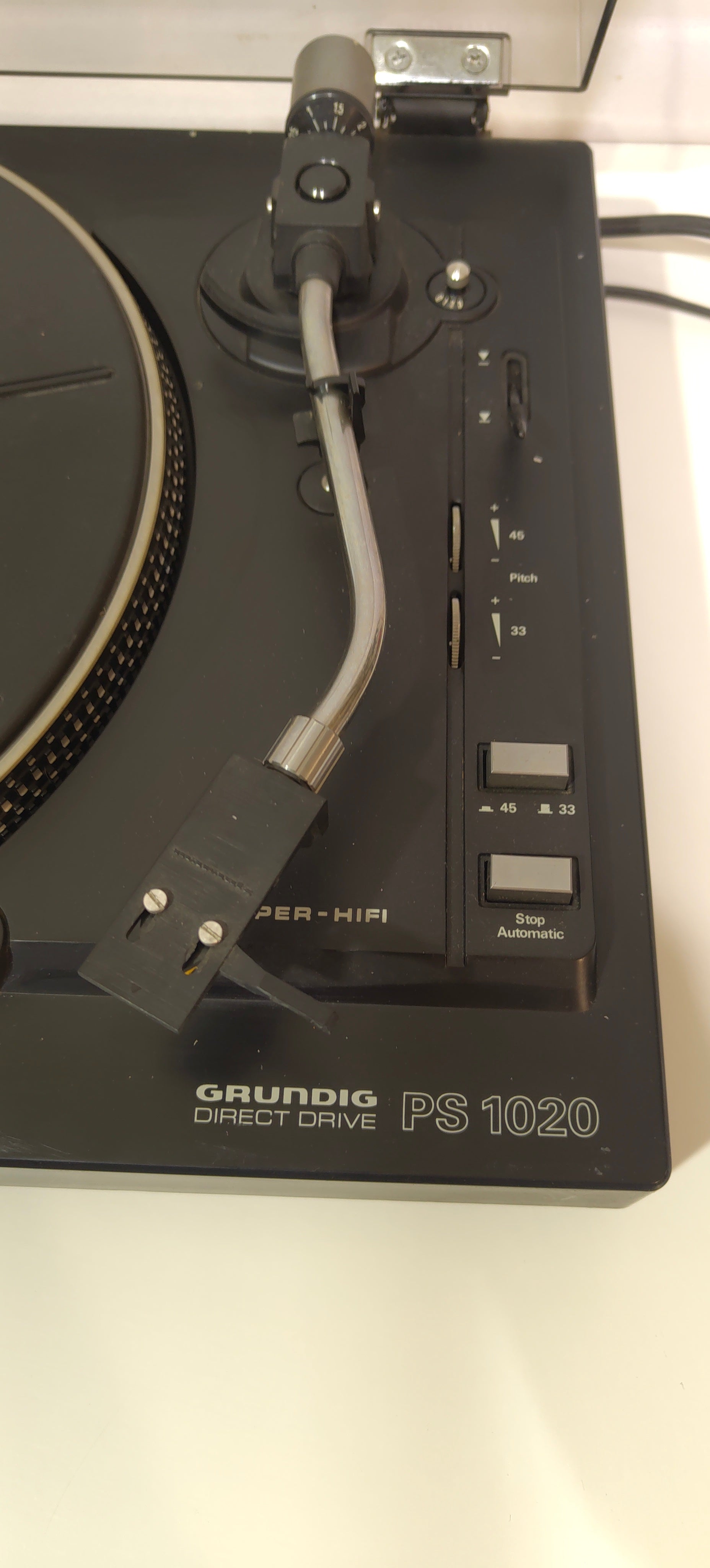 Grundig PS 1020 Direct Drive patefonas su Ortofon FF 15 XE Mk II