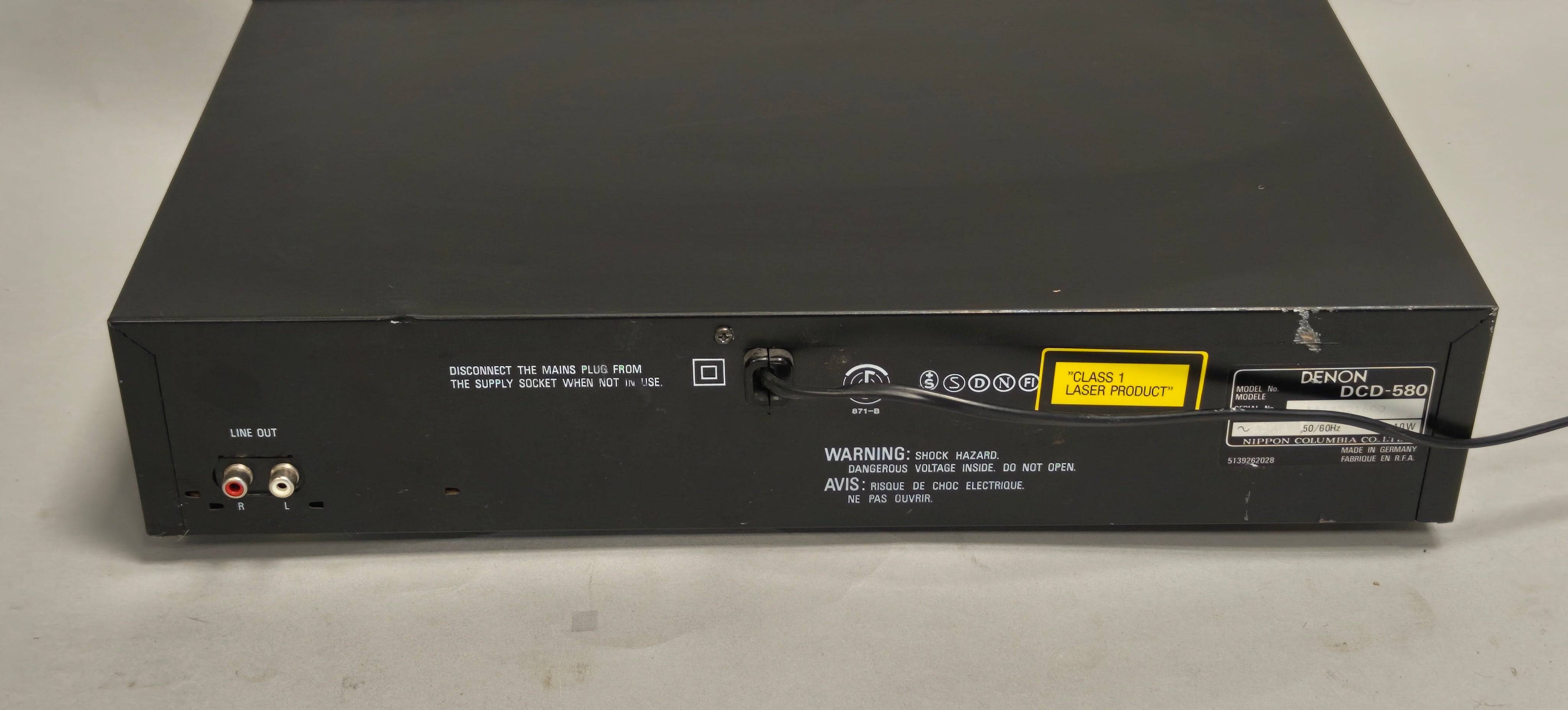 Denon DCD-580 Compact Disc Player