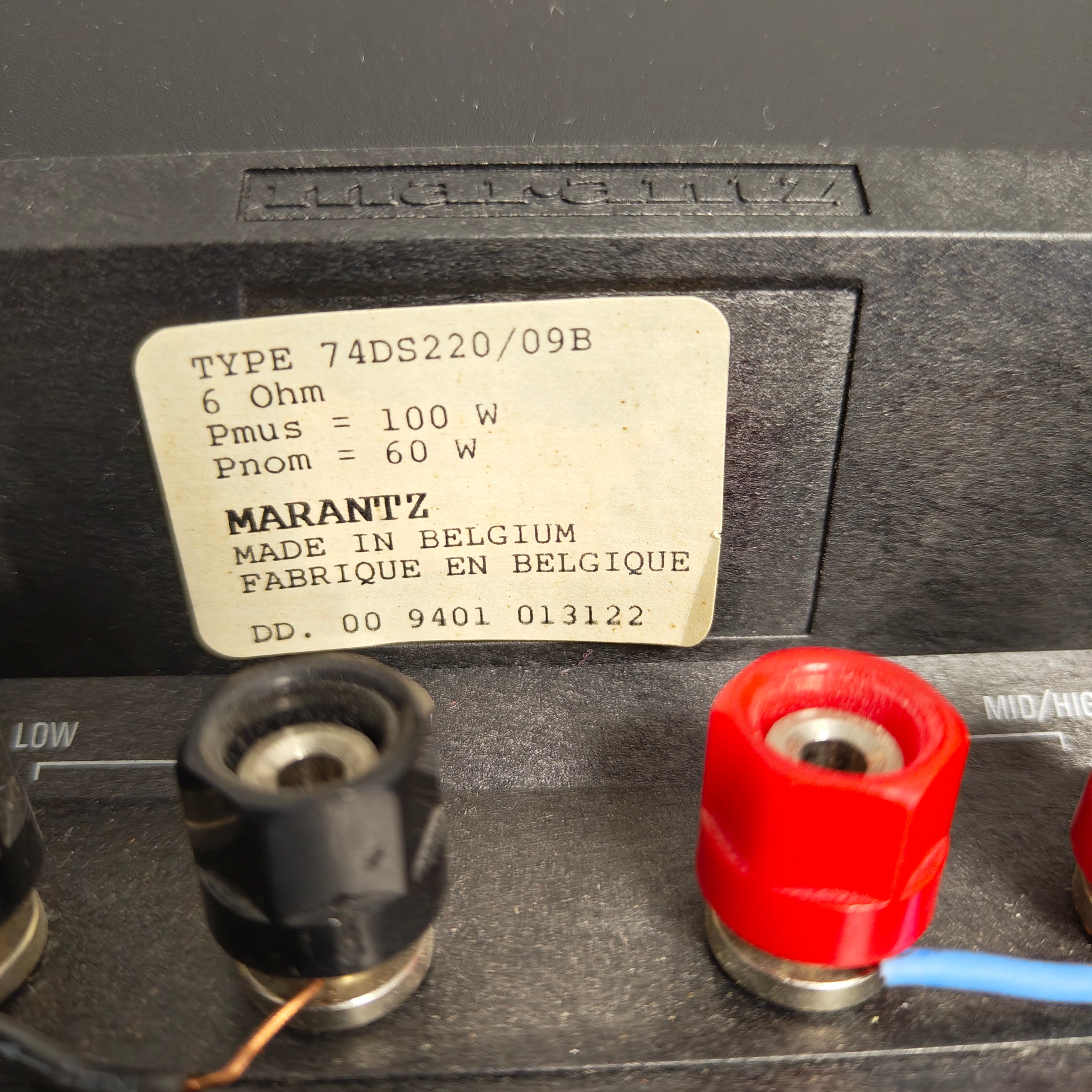 Marantz 74DS220/09B Bookshelf Speakers