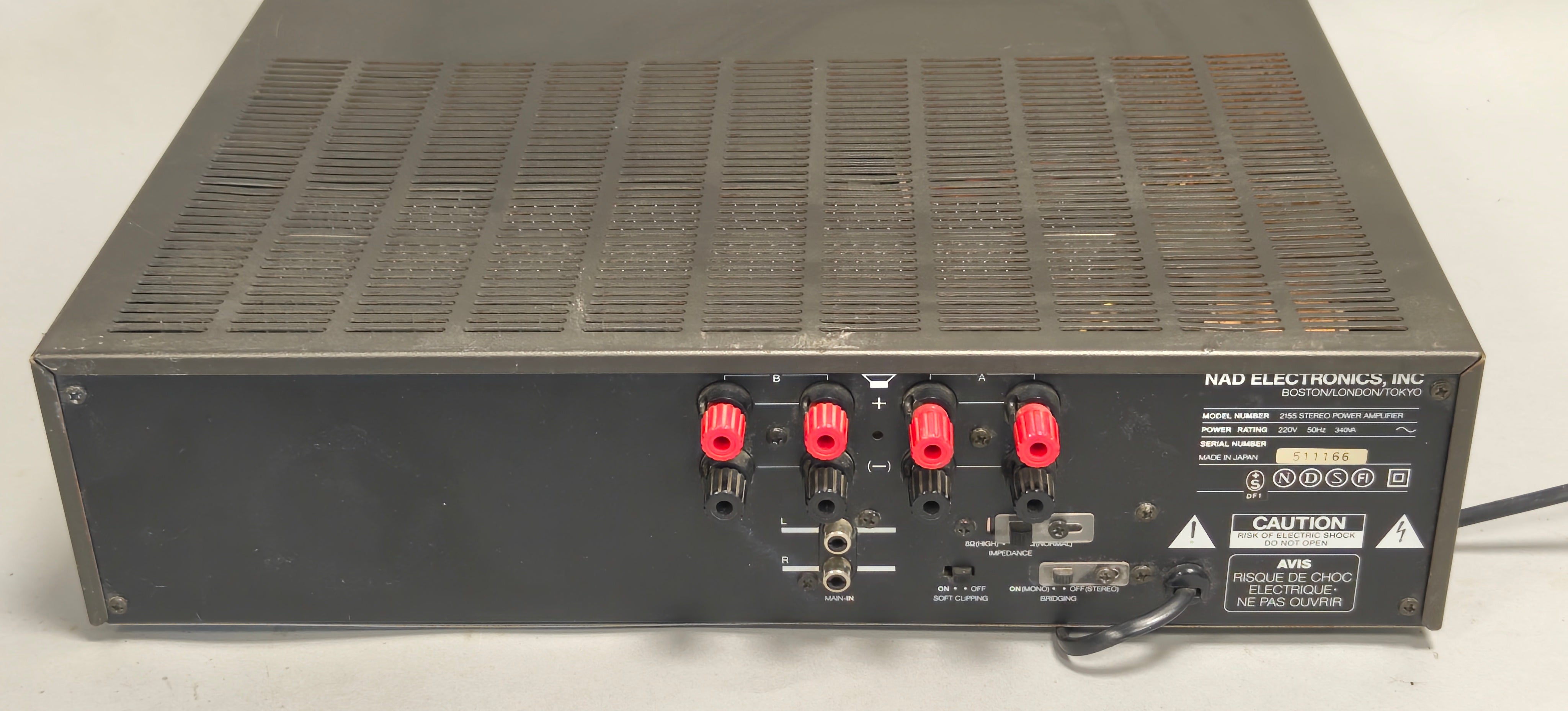 NAD 2155 Stereo Power Amplifier
