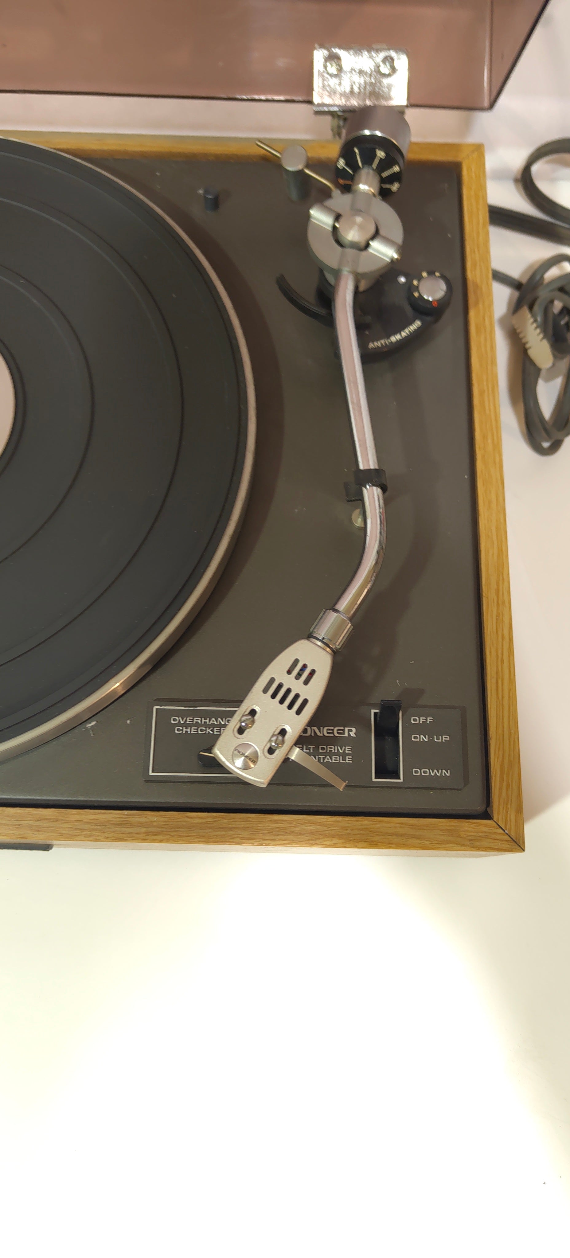 Pioneer PL-12D-II – vintage vinilinių plokštelių grotuvas