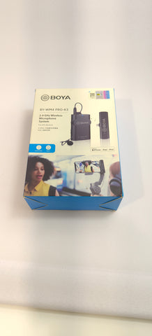 BOYA BY-WM4 PRO-K3 belaidė mikrofono sistema (iPhone)