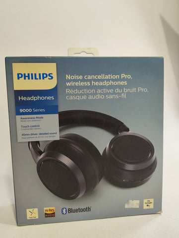 Philips TAH9505 (9000 Series) Black Wireless
