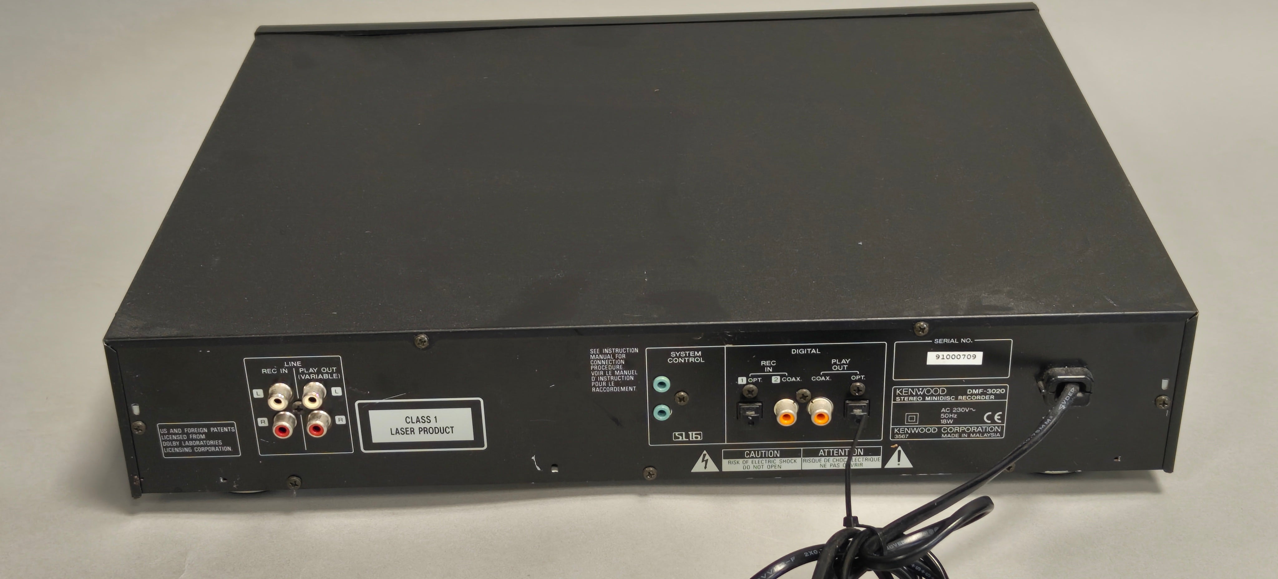 Kenwood DMF-3020 MiniDisc Recorder